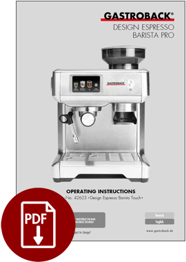 GASTROBACK® Portafilter Machine - 62623 - Design Espresso Barista Touch - IM