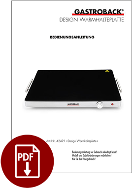 42491 - Design Warmhalteplatte - BDA