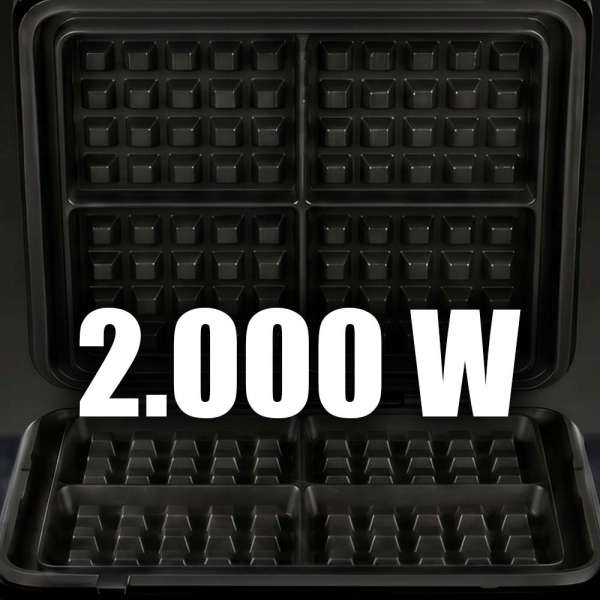 Waffle Maker Advanced Control Pro 4 - BLACK EDITION
