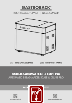 GASTROBACK® Brotbackautomat - 42828 - Brotbackautomat Scale & Crust Pro - BDA GASTROBACK® Brotbackautomat - 42828 - Brotbackautomat Scale & Crust Pro - BDA