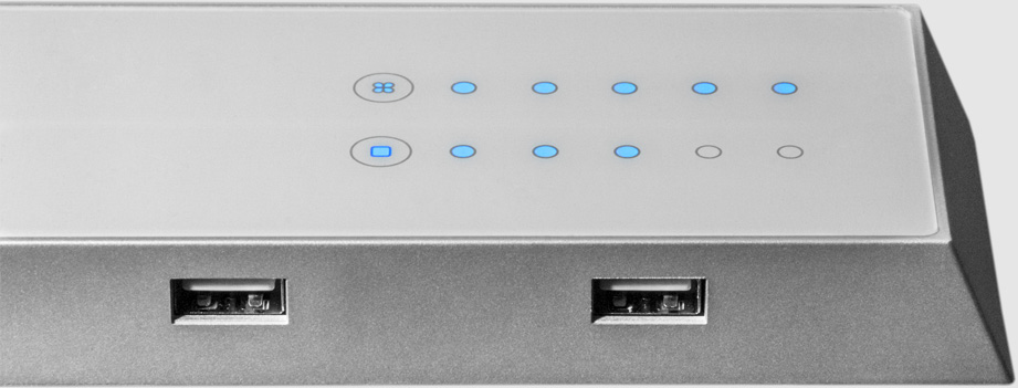 Sensor-Touch Dimmer und USB-Ports