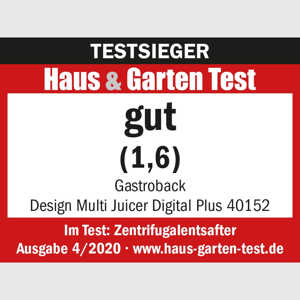 Award test winner Haus & Garten Test (issue 4/2020)