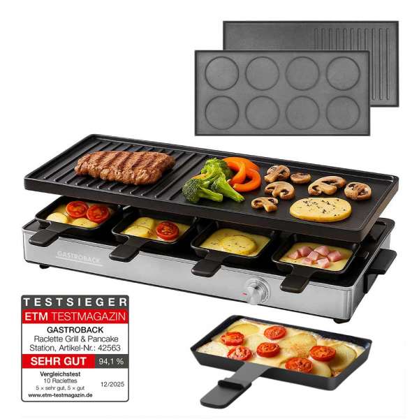 Raclette Grill & Pancake Station