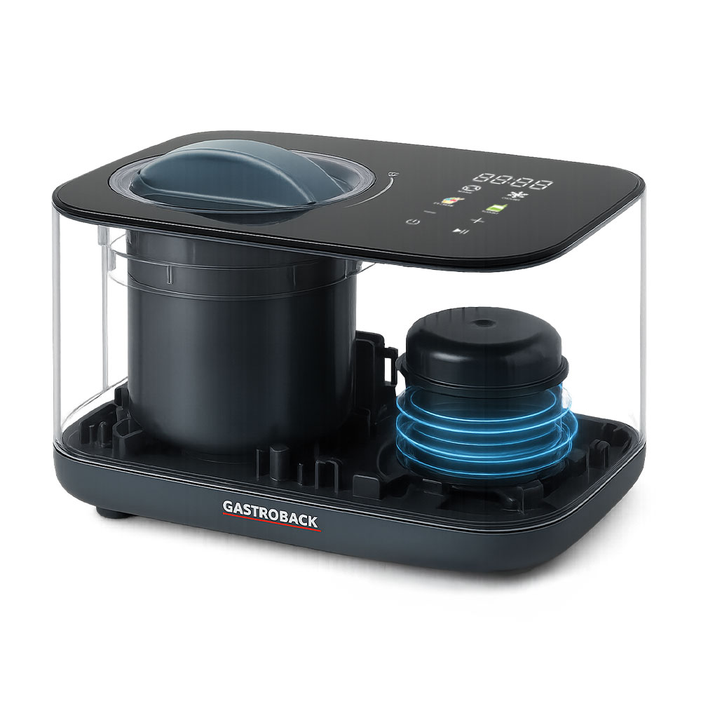 GASTROBACK® Ice Cream Maker - 42901 - Mini Gelateria 2-in-1 Compressor Ice Cream Maker 1 l - Ice cream maker and yogurt maker without pre-cooling, compact, quiet, and powerful GASTROBACK® Ice Cream Maker - 42901 - Mini Gelateria 2-in-1 Compressor Ice Cream Maker 1 l - Ice cream maker and yogurt maker without pre-cooling, compact, quiet, and powerful