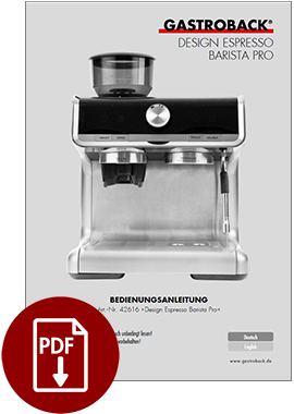 42616 - Design Espresso Barista Pro - BDA