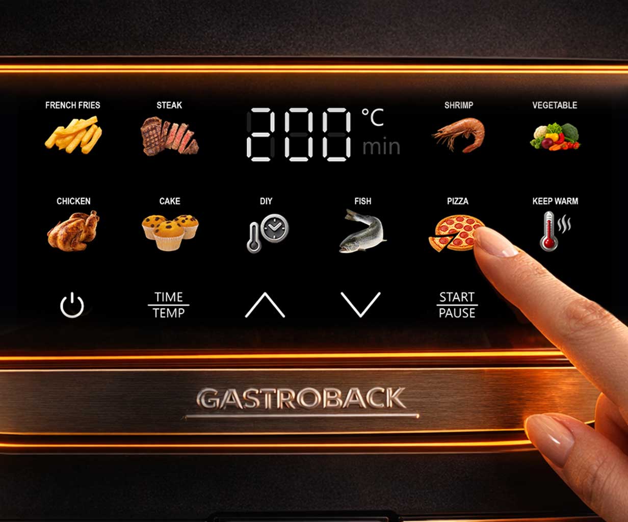 GASTROBACK® Airfryer - 42585 - Multi Hot Airfryer Heat & Crisp Family 8 L