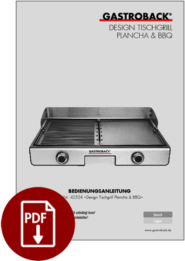 42524 - Design Table Grill Plancha & BBQ - IM