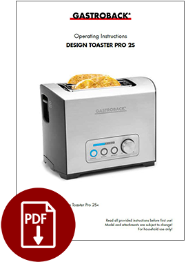 62397 - Design Toaster Pro 2S - Operating Instructions