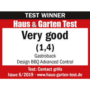 TEST WINNER Contact Grills - GASTROBACK® Design BBQ Advanced Control 42539 - Haus und Garten Test 2019