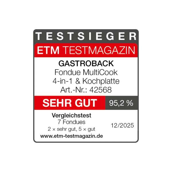 Fondue MultiCook 4-in-1 & Cooking Plate