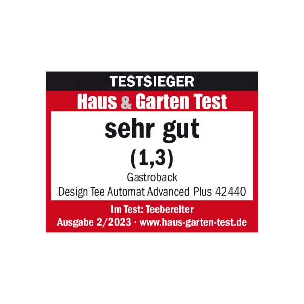 GASTROBACK® Teeautomat - 42440 - Design Tee Automat Advanced Plus