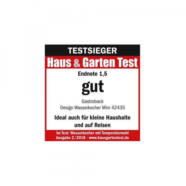 GASTROBACK® Water Kettle - 42435 Design Water Kettle Mini