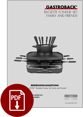 42567 - Raclette Fondue Set Family and Friends - IM