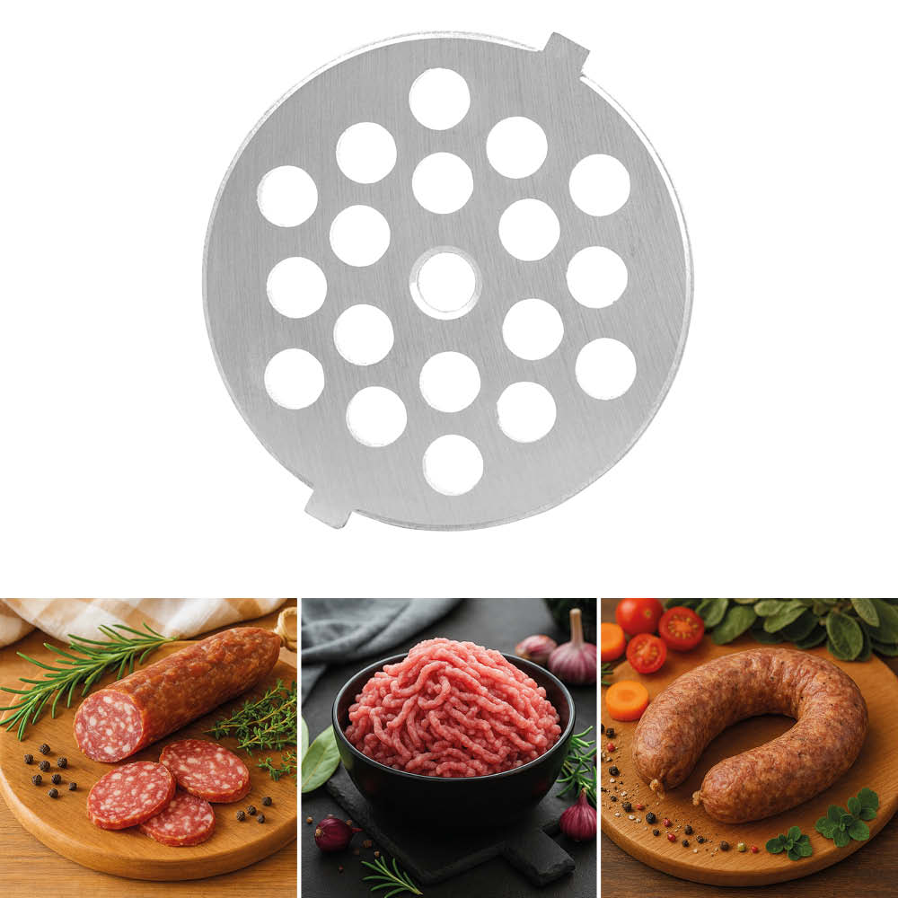 GASTROBACK® Mincer - 41410 - Design Mincer 6-in-1 Power Pro #10 - 8 MM Lochscheibe für grobes Hackfleisch z.B.  für Ragouts, grobe  Würste, Salamis. Auch für zäheres Fleisch.