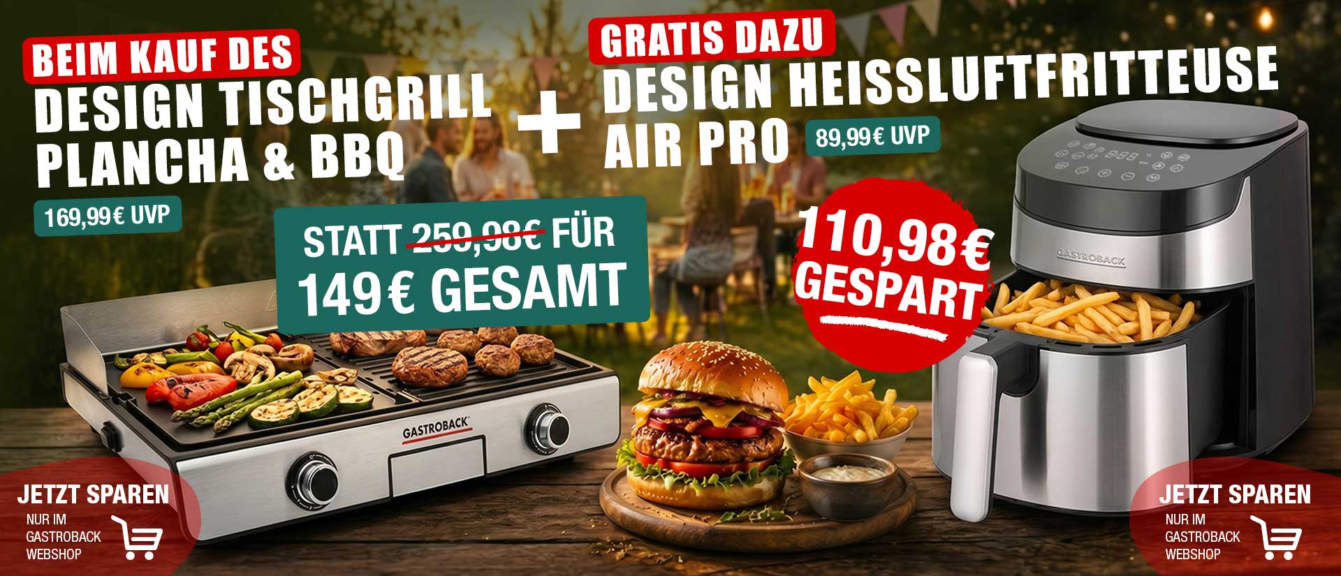Gratis-Grill-Aktion GASTROBACK® Gratis-Grill-Aktion