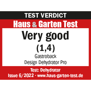Dehydrator GASTROBACK® - Design Dehydrator Pro - 66602 - Haus & Garten Test 06/2022 Dehydrator GASTROBACK® - Design Dehydrator Pro - 66602 - Haus & Garten Test 06/2022