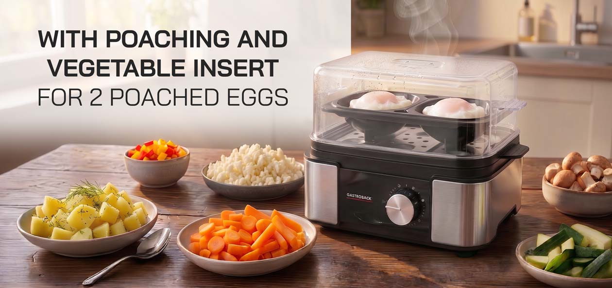 GASTROBACK® Egg cooker - 42803 - Smart egg cooker EasyCook 6