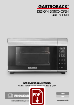 42814 - Design Bistro Ofen Bake & Grill - BDA