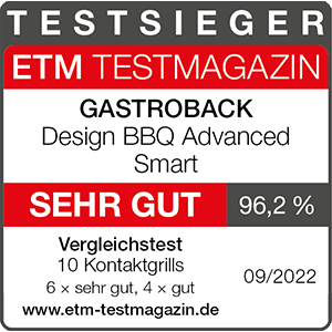 ESTSIEGER Kontaktgrills - GASTROBACK® Design BBQ Advanced Smart 42542 - ETM 2022