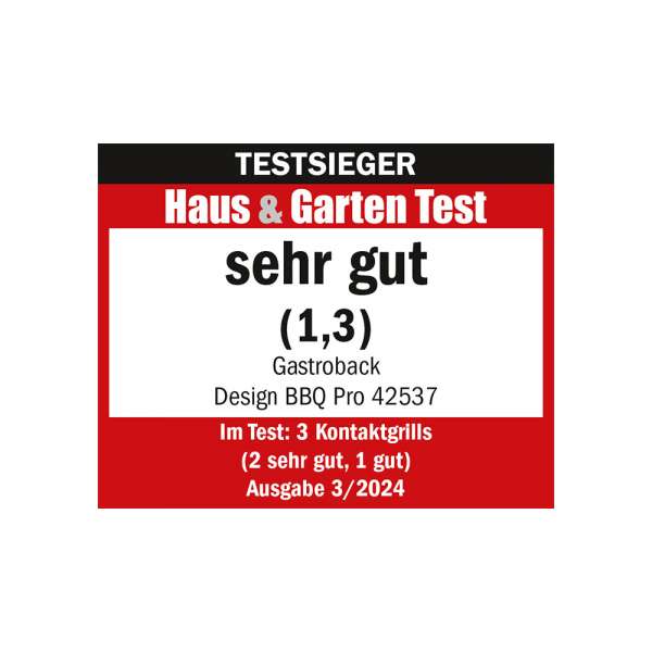 GASTROBACK Kontaktgrill - 42537 - Design BBQ Pro
