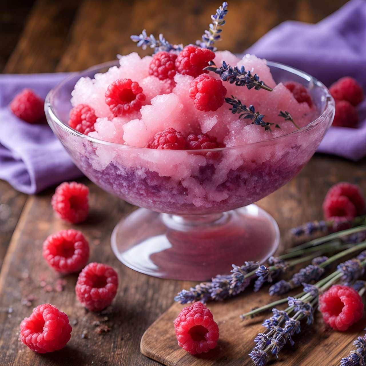 Himbeer-Lavendel-Shaved-Ice_slush-eis-granita-rezepte_gastroback-ice-shaver