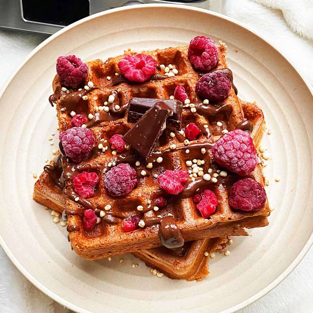 Belgische Waffeln - Chocolate Meets Berries