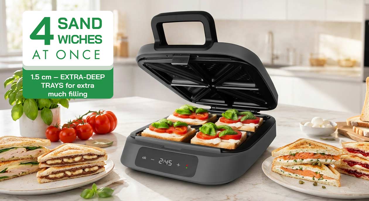 GASTROBACK® Sandwichmaker - 42469 - Sandwichmaker Snack Station 4XL Advanced