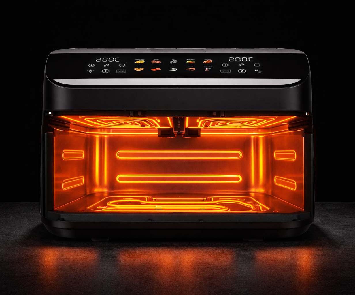 GASTROBACK® Air Fryer - 42586 - Multi Hot Air Fryer Duo Family 9 L