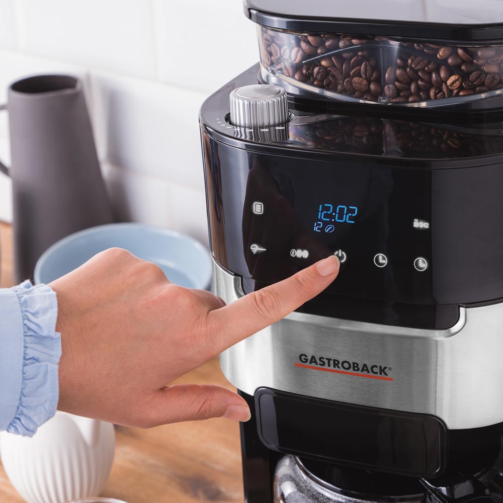 GASTROBACK® Coffee Machine - 62711 S - Coffee Machine Grind & Brew Pro Thermo