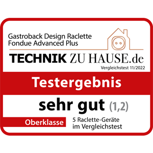 GASTROBACK® Raclette - Design Raclette Fondue Advanced Plus 42562 - Technik zu Hause Vergleichstest 11/2022
