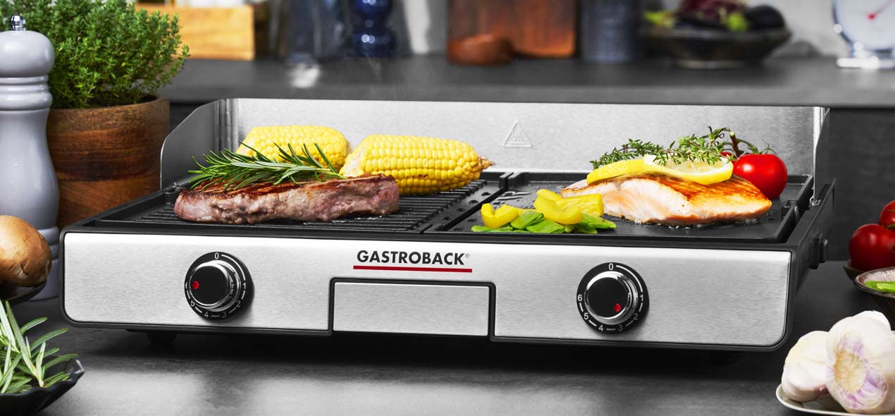 GASTROBACK® Table Grill - 42524 Design Table Grill Plancha & BBQ