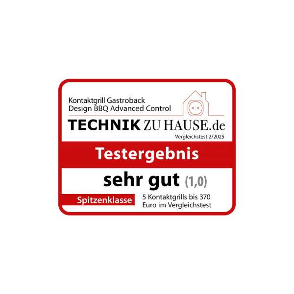 GASTROBACK® Kontaktgrill - 42539 Design BBQ Advanced Control