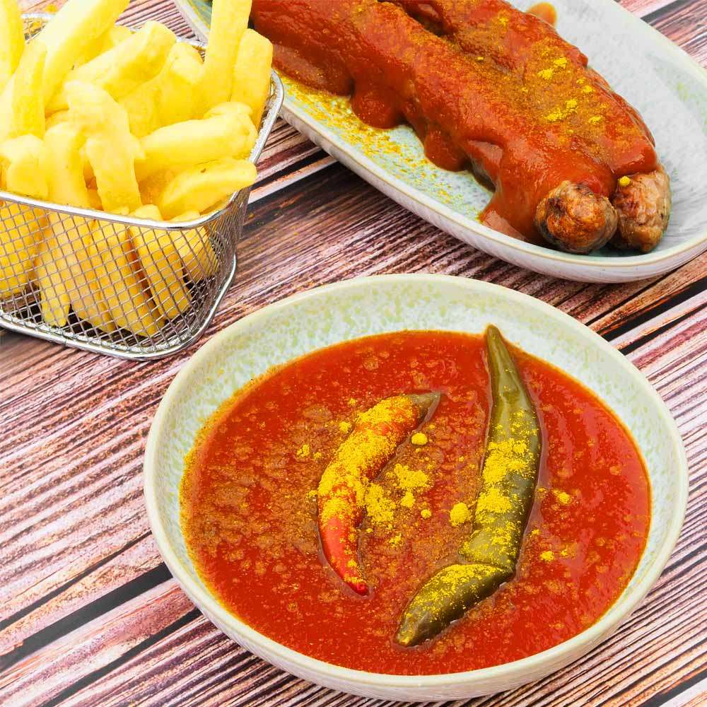 Pikante-Currywurst-Sauce