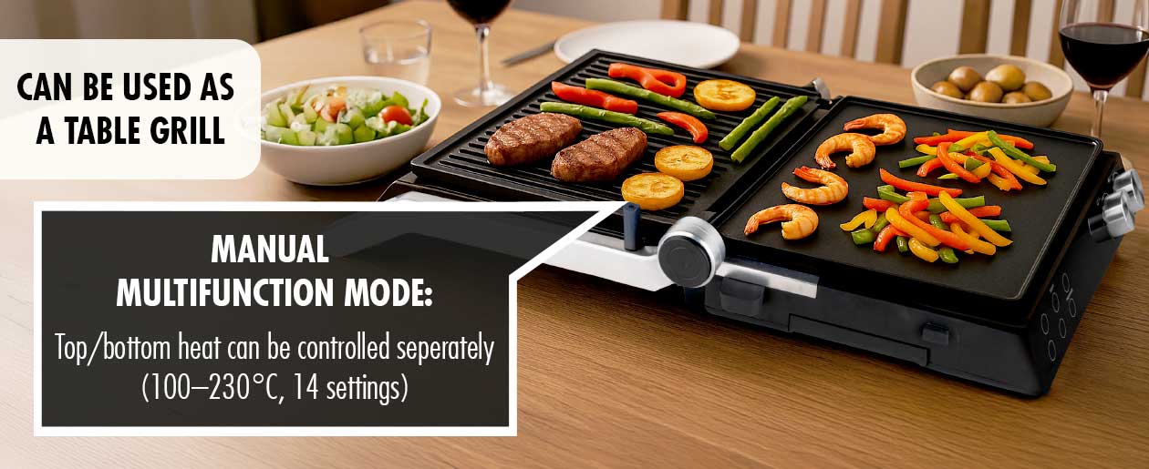 GASTROBACK® Multifunktionskontaktgrill - 42423 - Gourmet Multigrill BBQ Pro Smart