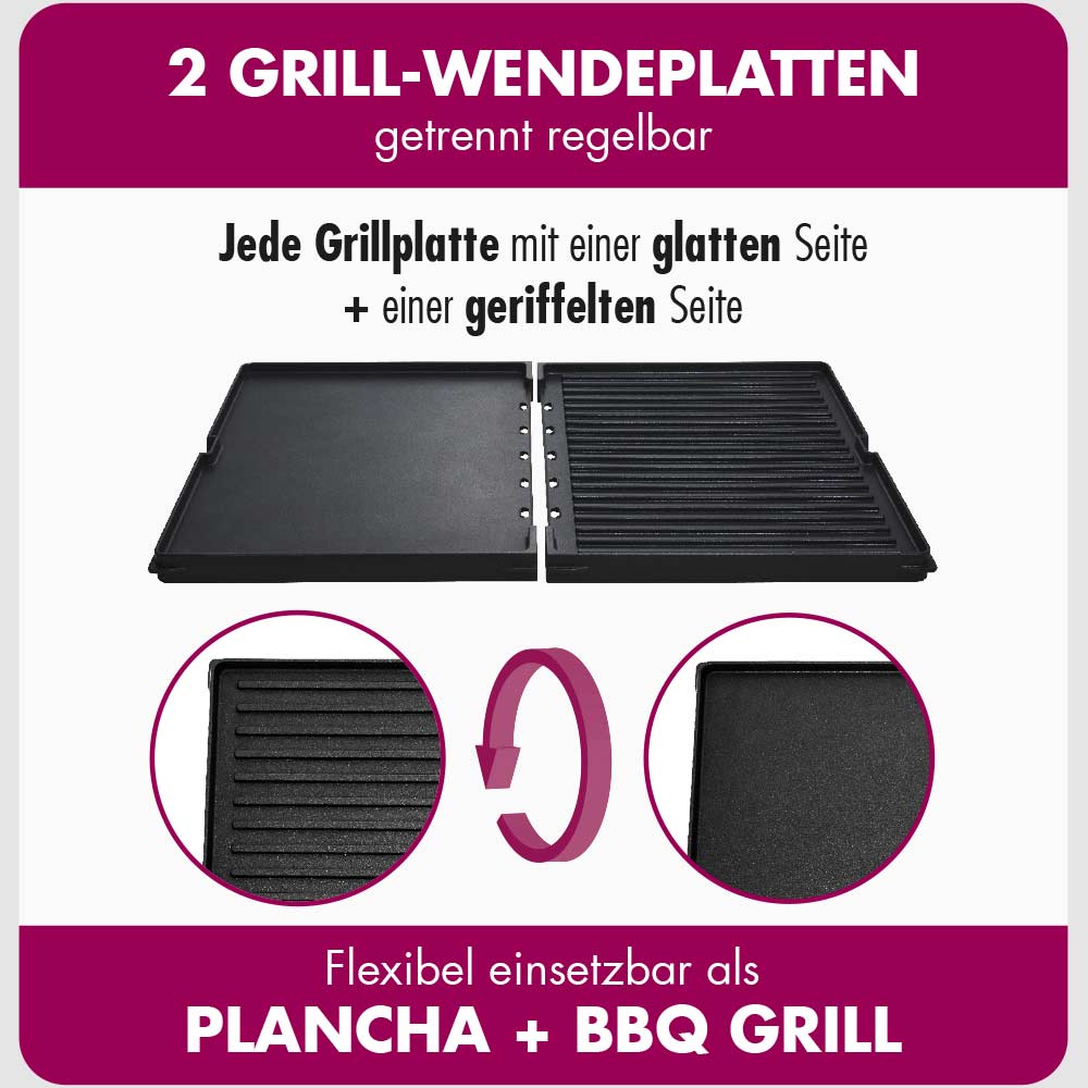 GASTROBACK® Tischgrill - 42524 Design Plancha & BBQ