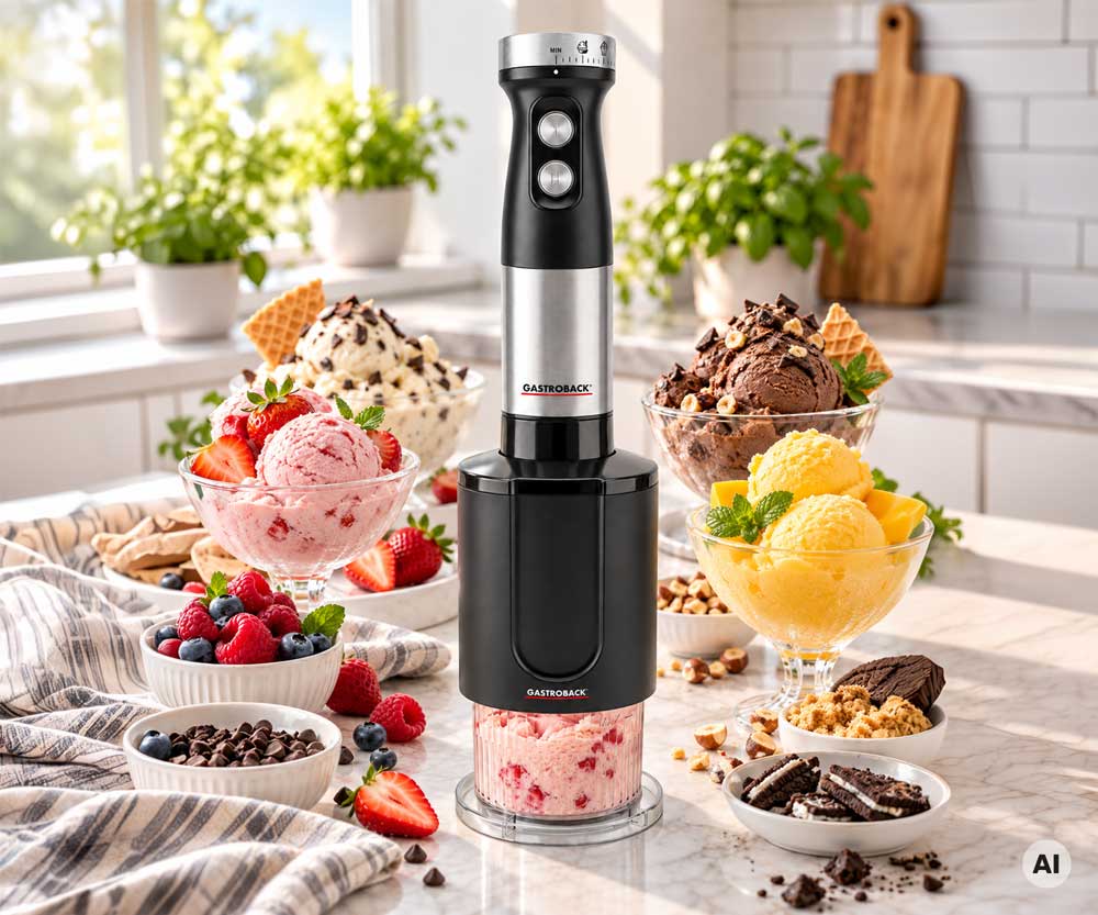 GASTROBACK® Stabmixer - 41010 - Power Stabmixer + Eiscreme