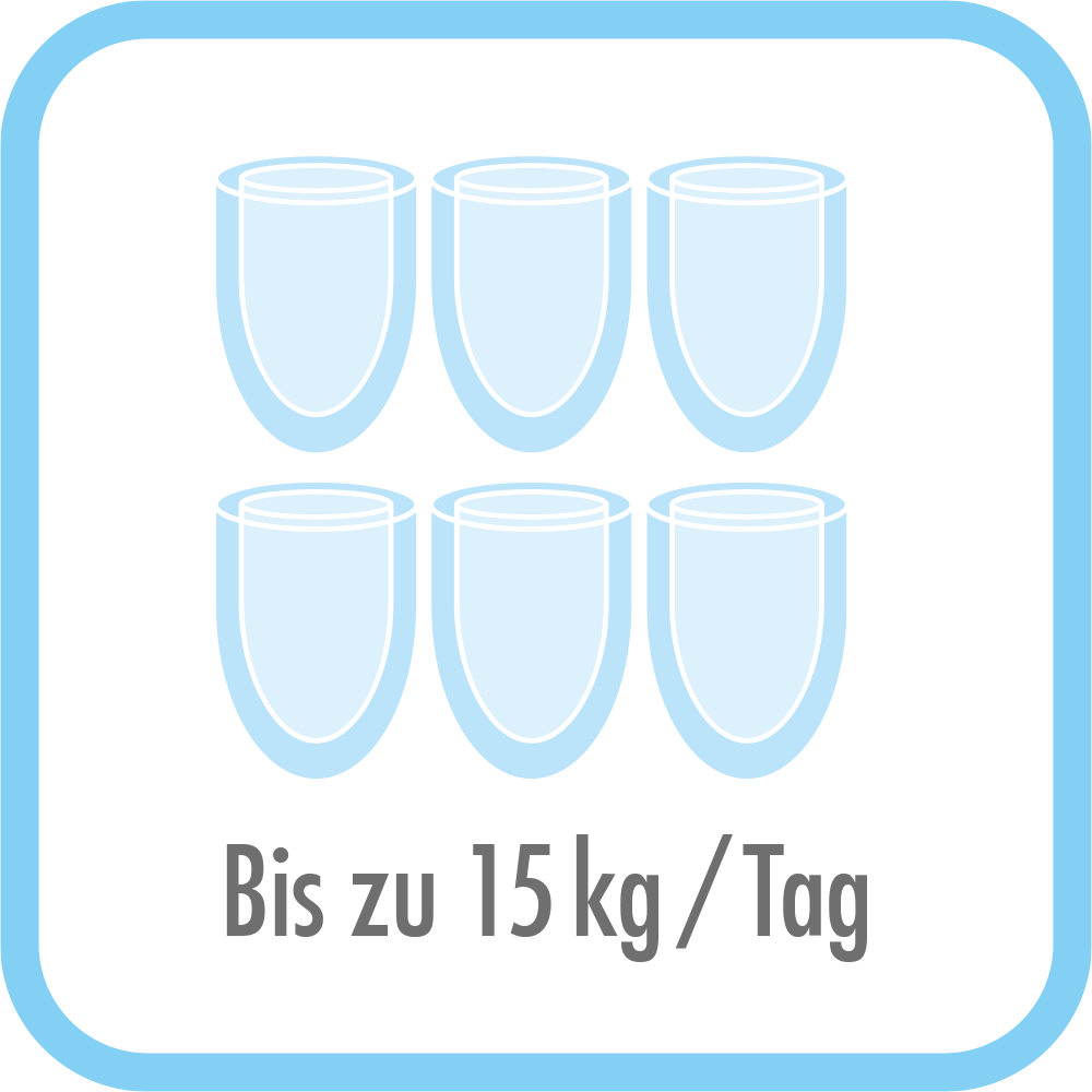 Eiswürfelbereiter Bartender Pro - Produziert bis zu 15 kg/Tag