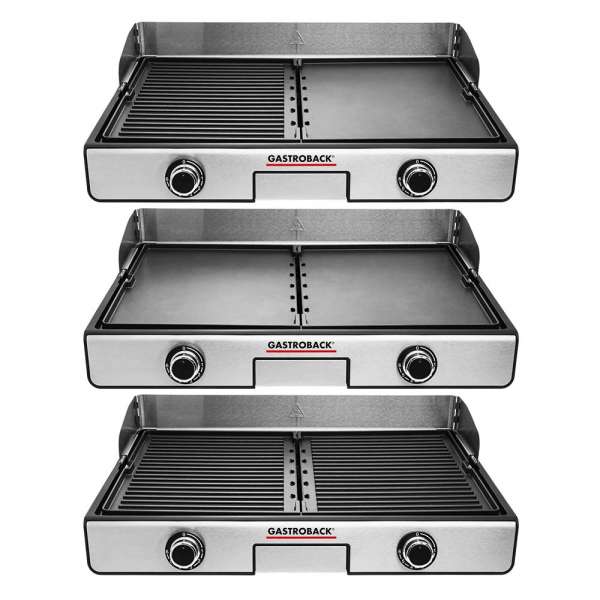 GASTROBACK® Tischgrill - 42524 Design Tischgrill Plancha & BBQ