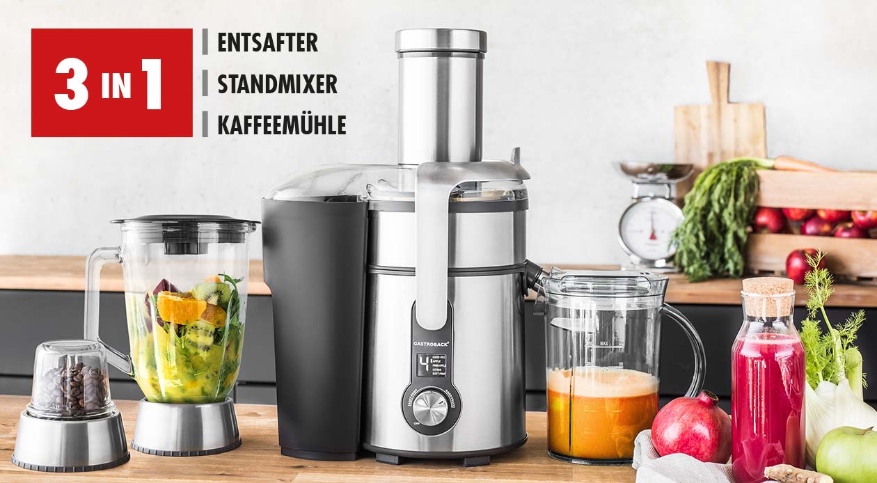 GASTROBACK® Entsafter - 40153 - Design Multi Juicer Digital Pro