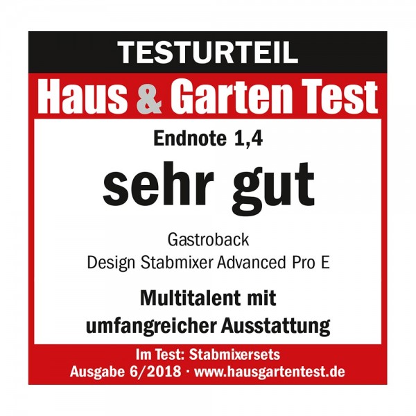 GASTROBACK® Stabmixer - Design Stabmixer Advanced Pro E