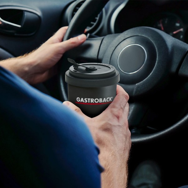 Coffee to go mug made of porcelain