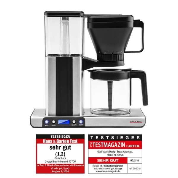 GASTROBACK® Drip coffee GASTROBACK® Drip coffee machine - 42706 - Design Brew Advanced