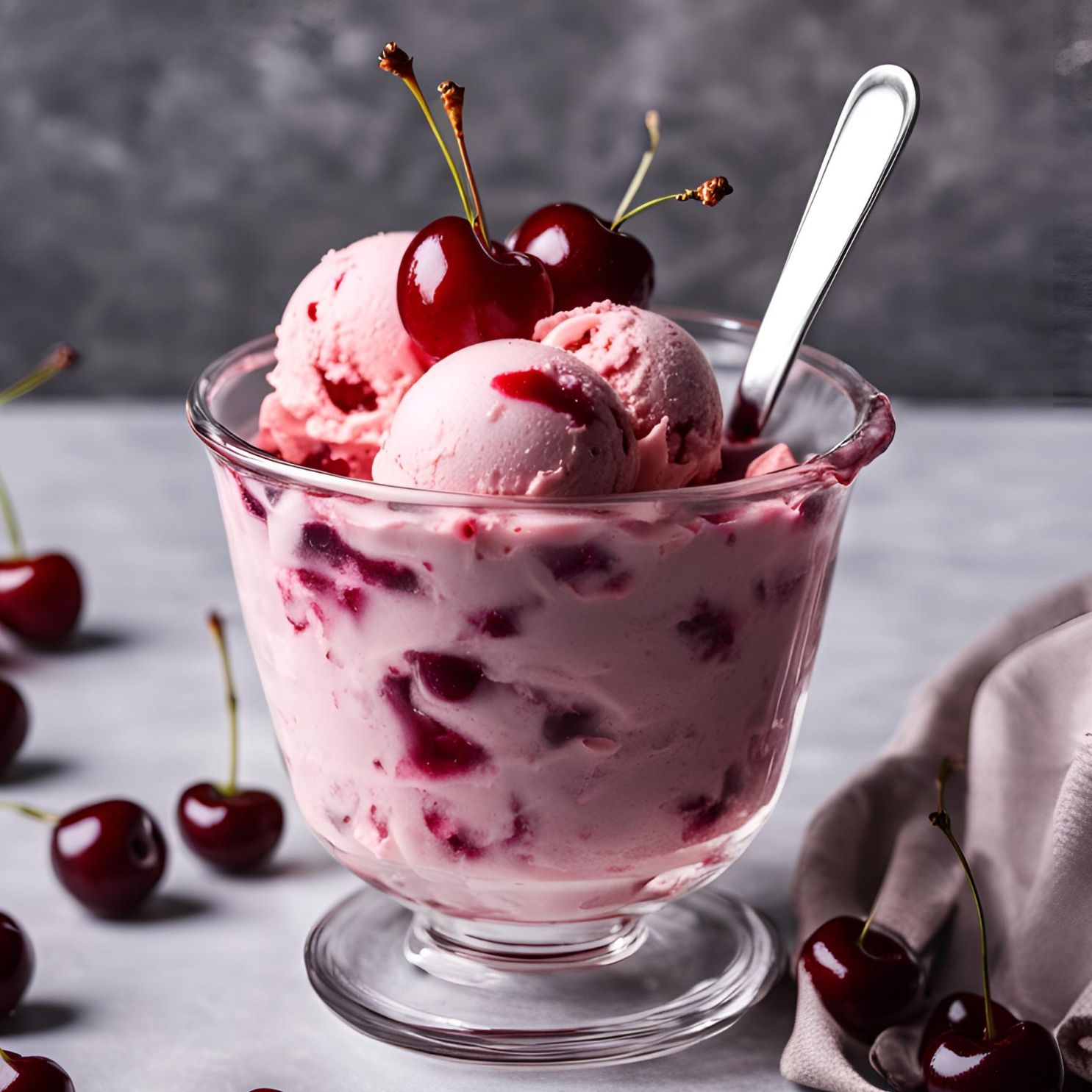 Amarena-Kirsch-Eis | Eisrezept für Eismaschinen | GASTROBACK®