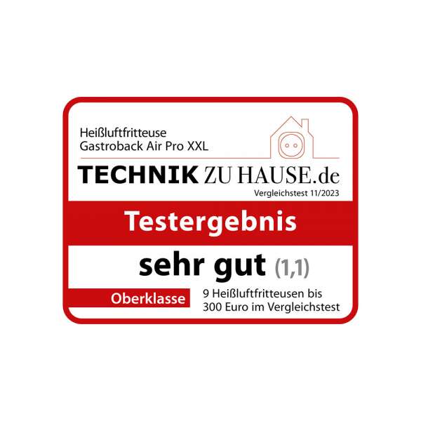 GASTROBACK® Fritteuse - 42583 - Design Heißluftfritteuse Air Pro XXL