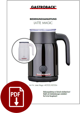 42325 - Latte Magic - Schwarz; - BDA