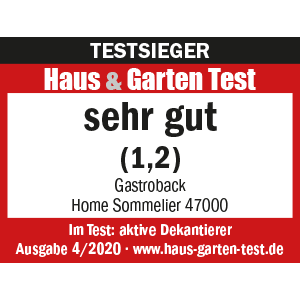 TESTSIEGER Aktive Dekantierer - GASTROBACK® Home Sommelier 47000 - Haus und Garten Test 2020