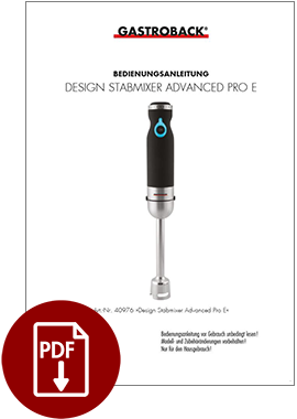 60976 - Design Stabmixer Advanced Pro E - IM