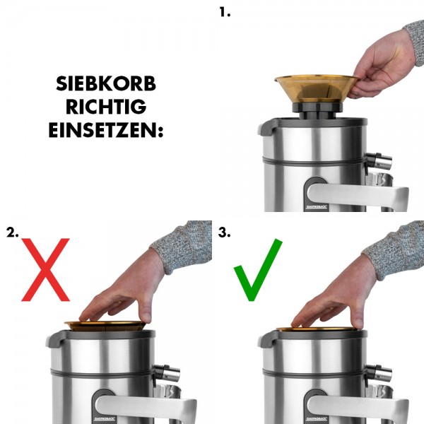 GASTROBACK® Entsafter - 40151 - Design Multi Juicer Digital