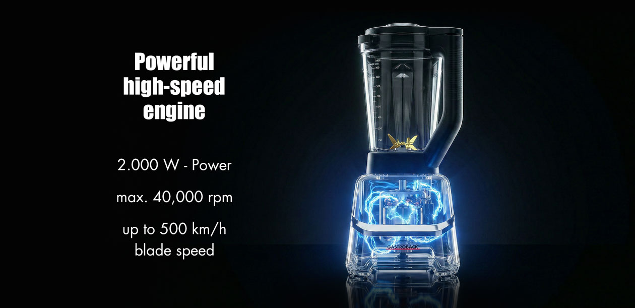 GASTROBACK® Blender - 40987_S - Multi-Power Blender Mix & Soup - To Go 2.000 W