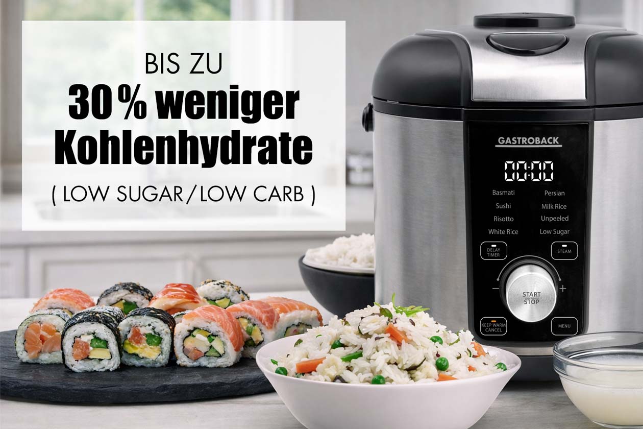 GASTROBACK® Heissluftfritteuse - 42586 - Multi-Heissluftfritteuse Duo Family 9 L